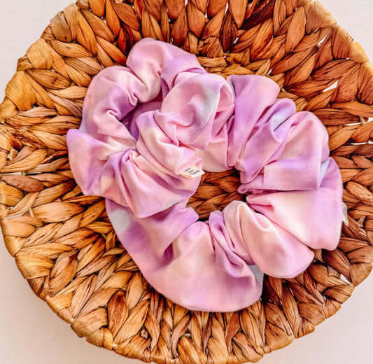 organic cotton pastel swirl Scrunchie | XXL scrunchie | hair scrunchie | gift's for her