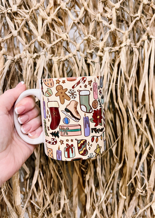 Cottagecore Christmas Mug